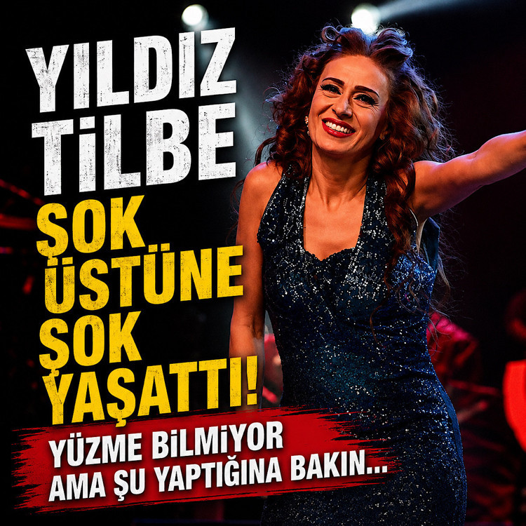 Yıldız Tilbe şok üstüne şok yaşattı! Yüzme bilmiyor ama şu yaptığına bakın...