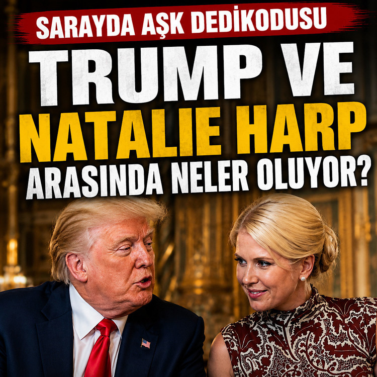 Trump ve Natalie Harp arasında neler oluyor? Sarayda aşk dedikodusu