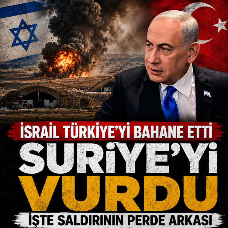 İsrail Türkiye'yi bahane etti, Suriye'yi vurdu! ABD basını yazdı: İşte saldırının perde arkası
