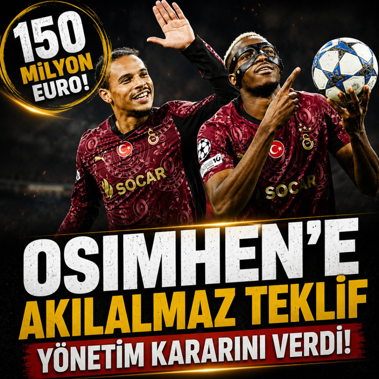 Victor Osimhen'e 150 milyon euroluk teklif! Galatasaray kararını verdi