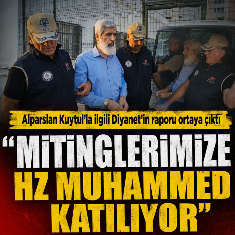 Diyanet'in raporuna göre Alparslan Kuytul: Mitinglerimize Hz. Muhammed katılıyor