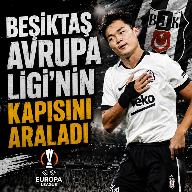 Beşiktaş Avrupa Ligi'nin kapısını araladı