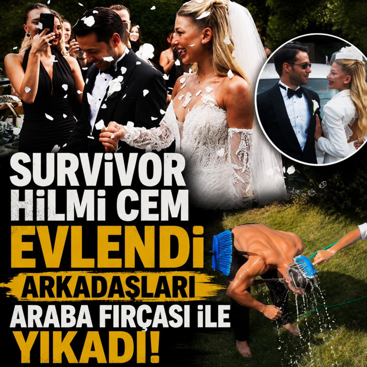 Survivor Hilmi Cem evlendi! Düğün hazırlıklarında komik anlar dikkat çekti