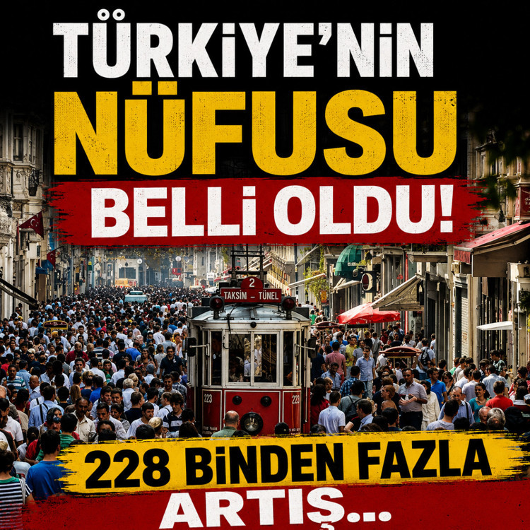Türkiye'nin nüfusu belli oldu! TÜİK'in verileri kadın ve erkek nüfus oranı...