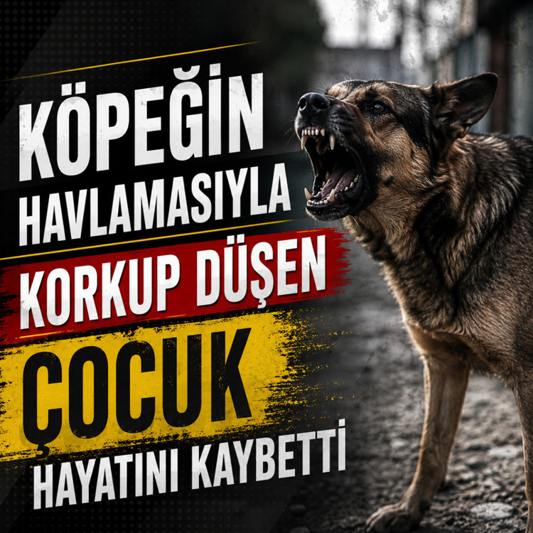 Tasmasız köpekten kaçarken düşen çocuk yaşamını yitirdi