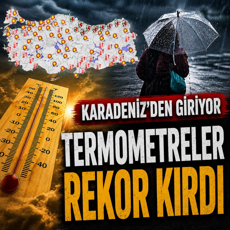 Karadeniz'den giriyor! Termometreler rekor kıracak! Haritada bir ilimiz işaretlendi...