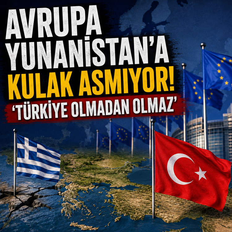 Avrupa Yunanistan'a kulak asmıyor! 'Türkiye olmadan olmaz'
