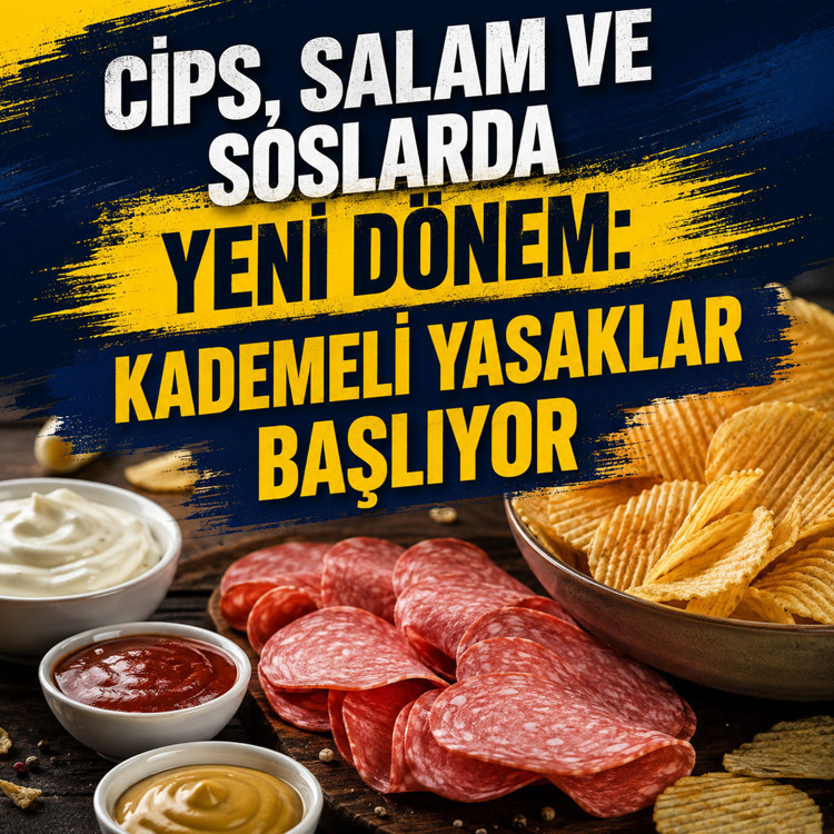 Cips, salam ve soslarda yeni dönem: Kademeli yasaklar başlıyor