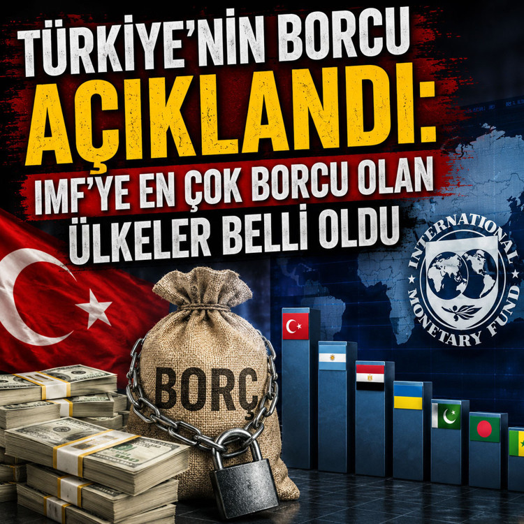 Türkiye'nin borcu açıklandı: IMF'ye en çok borcu olan ülkeler belli oldu
