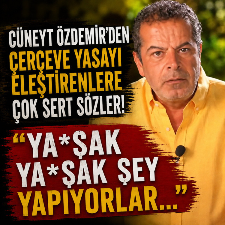 Cüneyt Özdemir’den çerçeve yasa eleştirilerine sert tepki