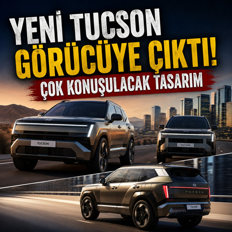Yeni Tucson görücüye çıktı! Çok konuşulacak tasarım