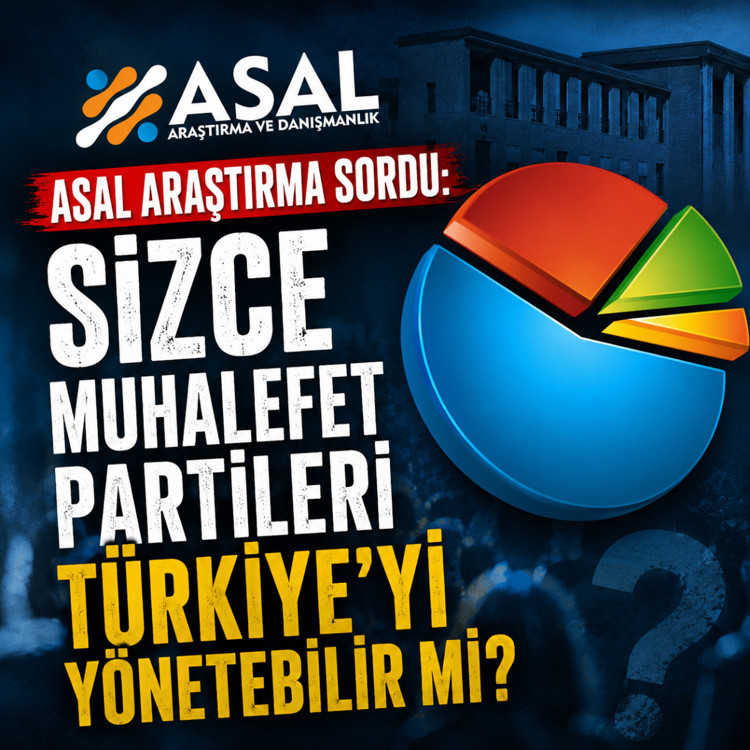 Asal Araştırma sordu: Sizce muhalefet partileri Türkiye'yi yönetebilir mi?