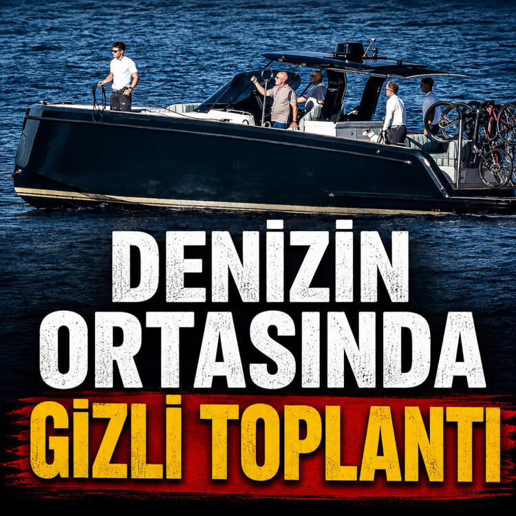 Denizin ortasında gizli toplantı! 3 milyarder süper lüks yatta buluştu