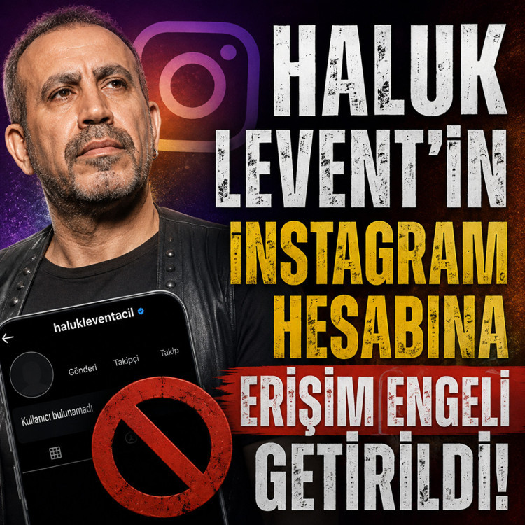 Haluk Levent'in Instagram hesabına erişim engeli getirildi
