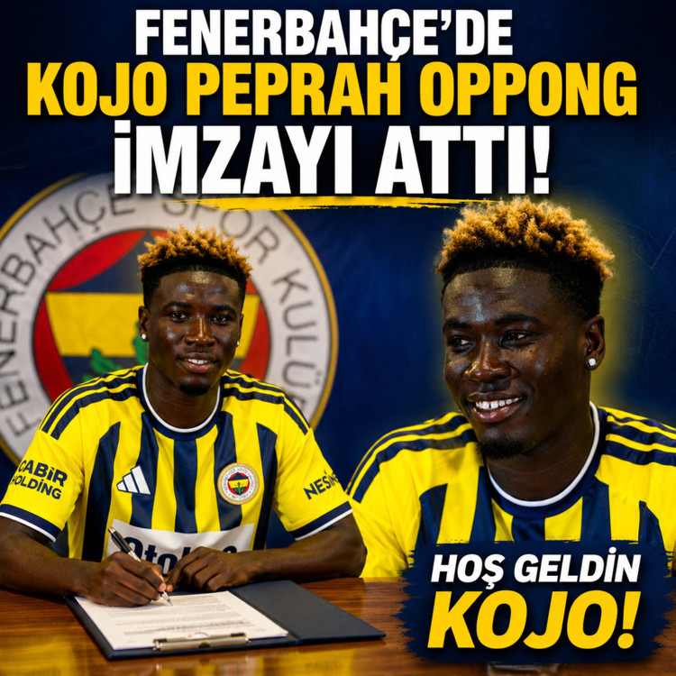 Fenerbahçe'de Kojo Peprah Oppong imzayı attı!