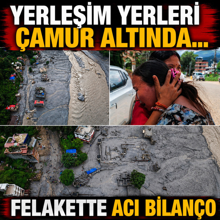Nepal'deki selde hayatını kaybedenlerin sayısı arttı!