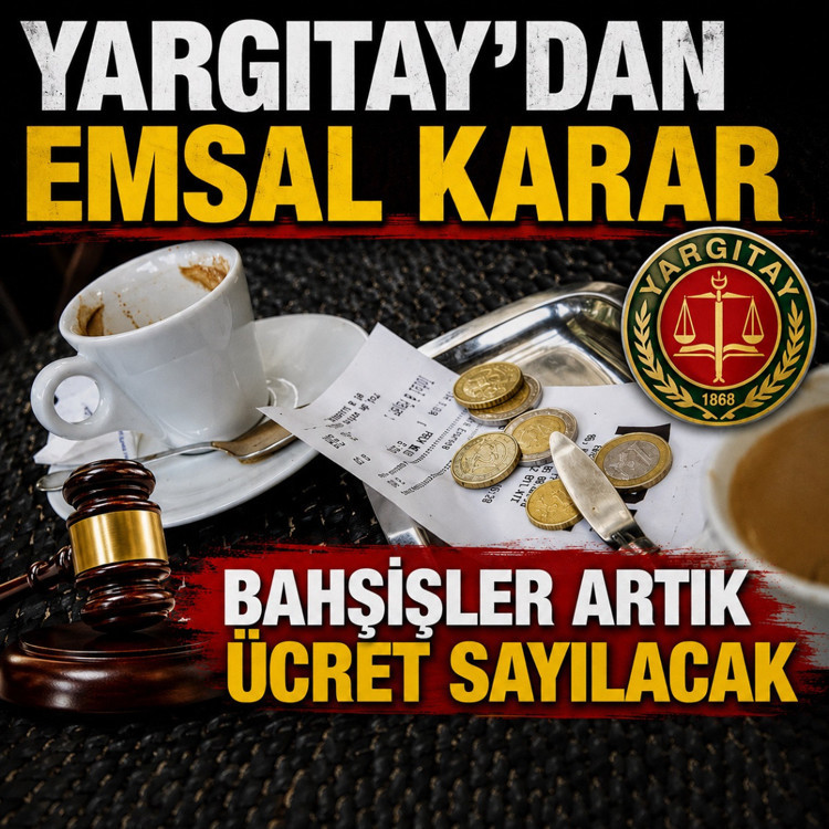Yargıtay'dan emsal bahşiş kararı! Artık emekli maaşını ve tazminatı etkileyecek...