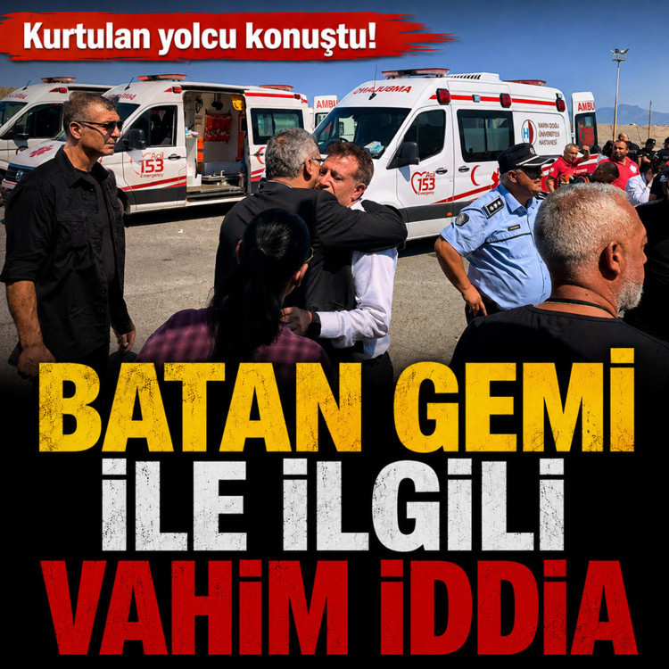 Girne'de batan 267 yolculu gemi ile ilgili vahim iddia: 'Geri dön' dedik, inatla dönmedi