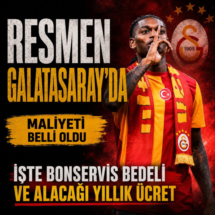 Portekizli yıldız futbolcu Rafael Leao, resmen Galatasaray'da! Leao'nun maliyeti belli oldu