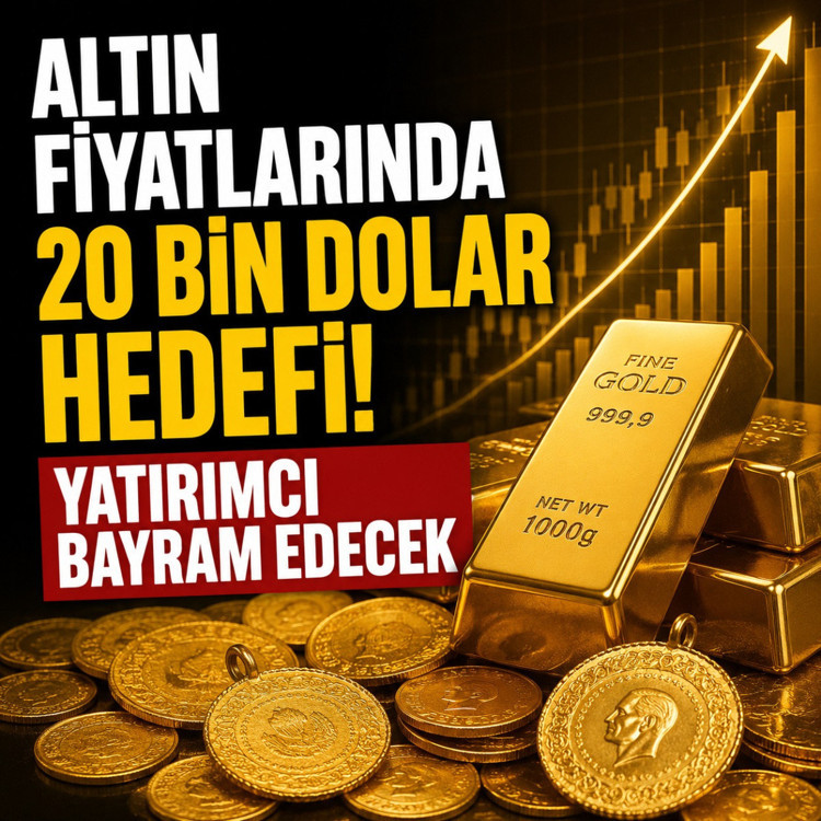 Altın fiyatlarında 20 bin dolar hedefi! Yatırımcı bayram edecek