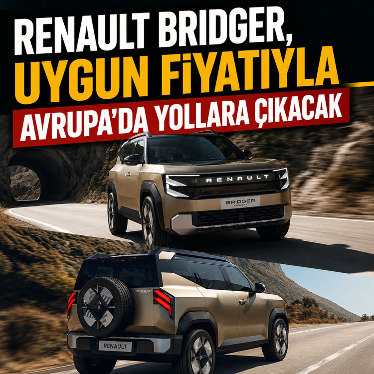 Renault Bridger, uygun fiyatıyla Avrupa'da yollara çıkacak