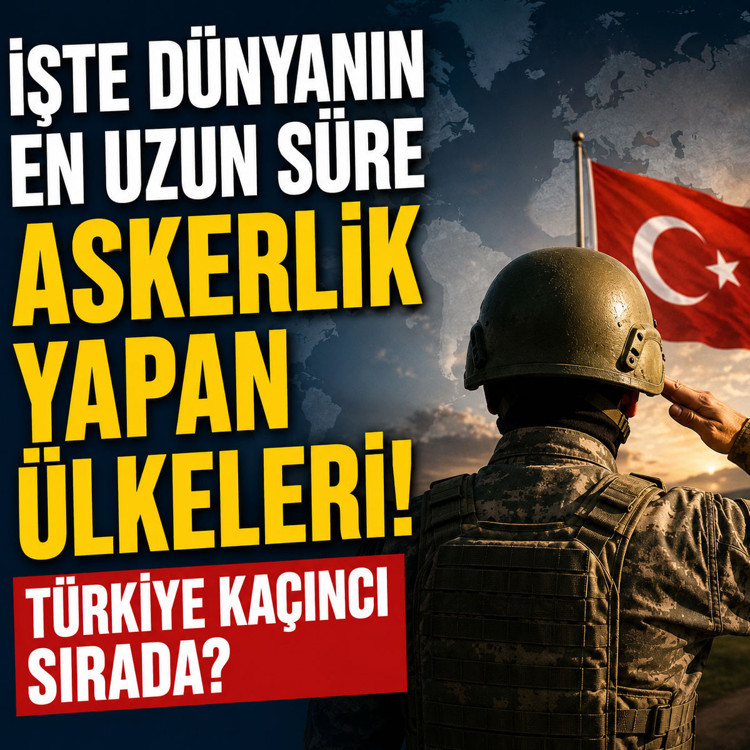 Dünyanın en uzun süre askerlik yapan ülkeleri...