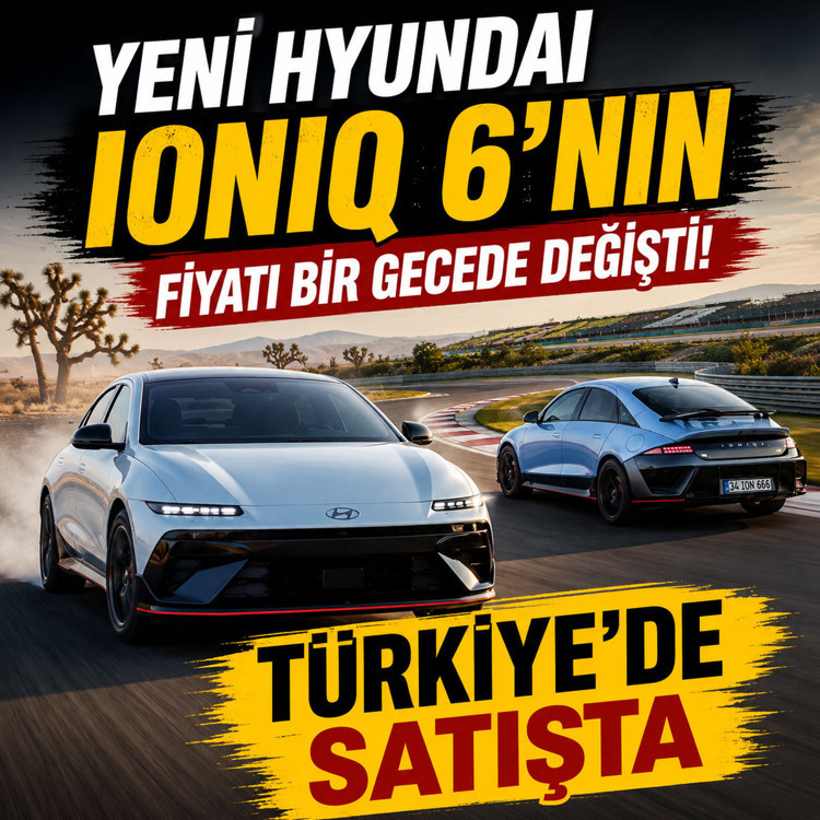 Yeni Hyundai IONIQ 6'nın fiyatı bir gecede değişti! Türkiye'de satışta