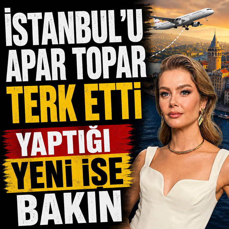 Burcu Biricik İstanbul’u apar topar terk etti! Yaptığı yeni işe bakın