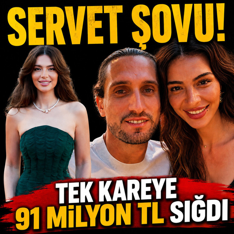 Melisa Aslı Pamuk 91 milyon TL'lik serveti tek kareye sığdırdı!