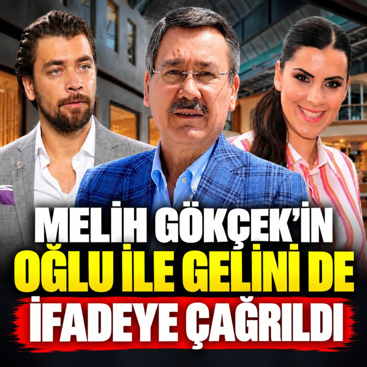 Melih Gökçek’in oğlu Ahmet Gökçek ile gelini Hülya Gökçek de ifadeye çağrıldı
