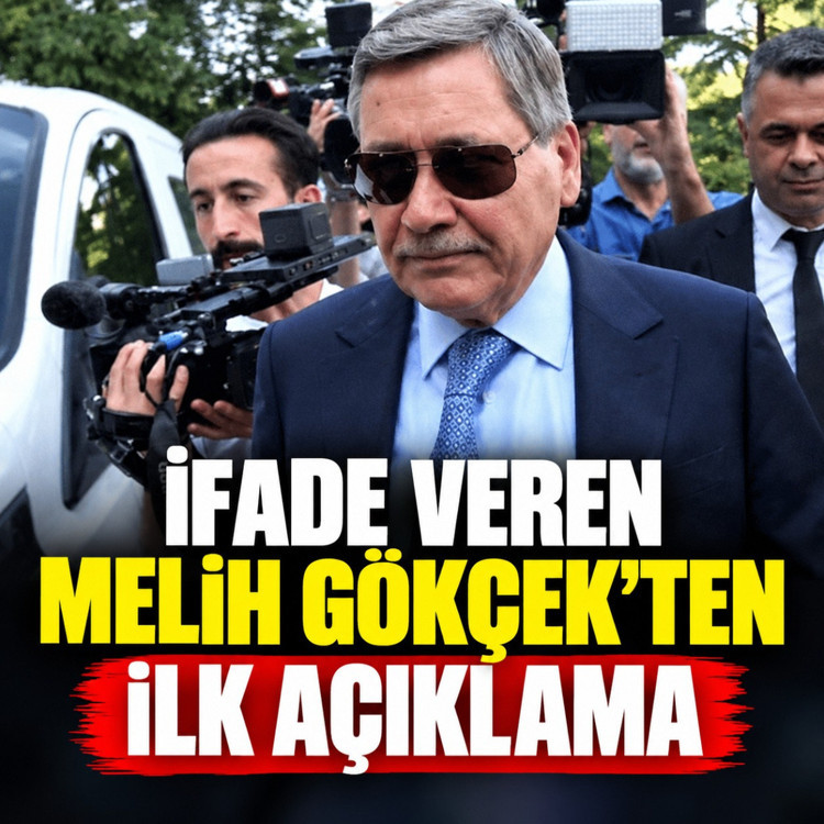 İfade veren Melih Gökçek'ten ilk açıklama