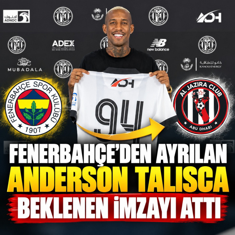 Fenerbahçe'den ayrılan Anderson Talisca, beklenen imzayı attı