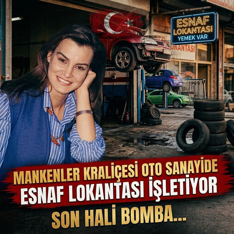 Mankenler Kraliçesi Sibel Turnagöl şimdi oto sanayide esnaf lokantası işletiyor! Son hali bomba...