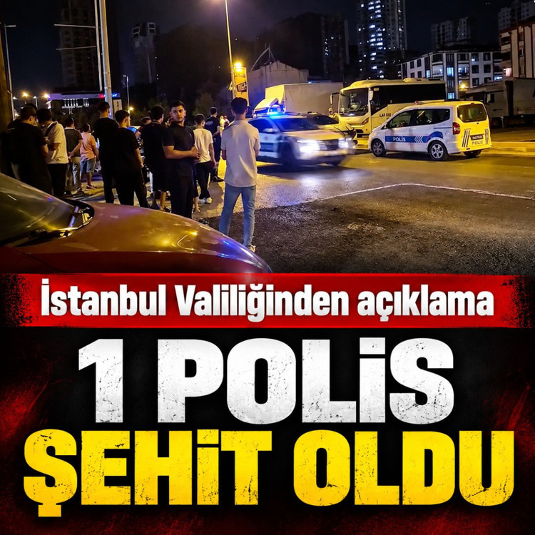 İstanbul'da trafik uygulamasında silahlı saldırıya uğrayan polis şehit oldu