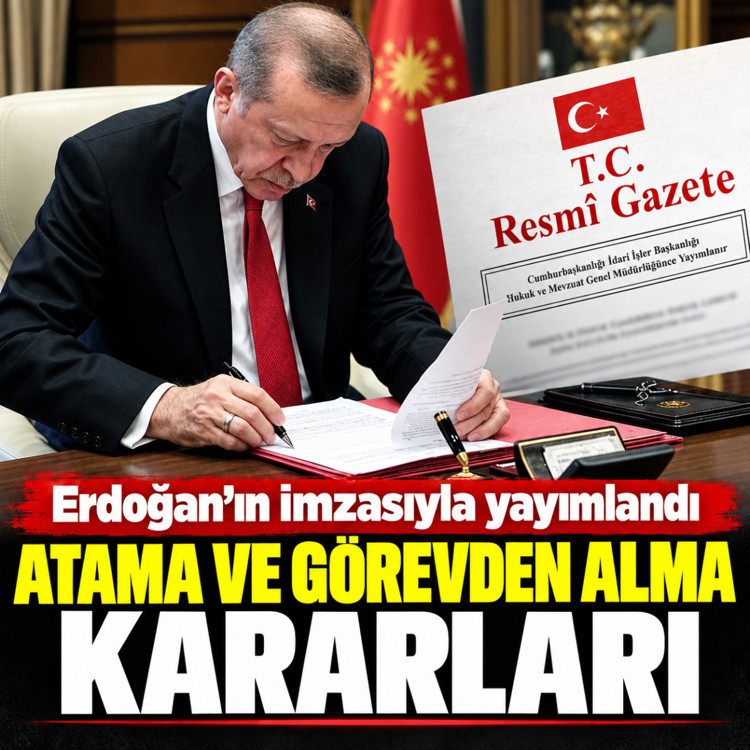 Atama ve görevden alma kararları Resmi Gazete'de