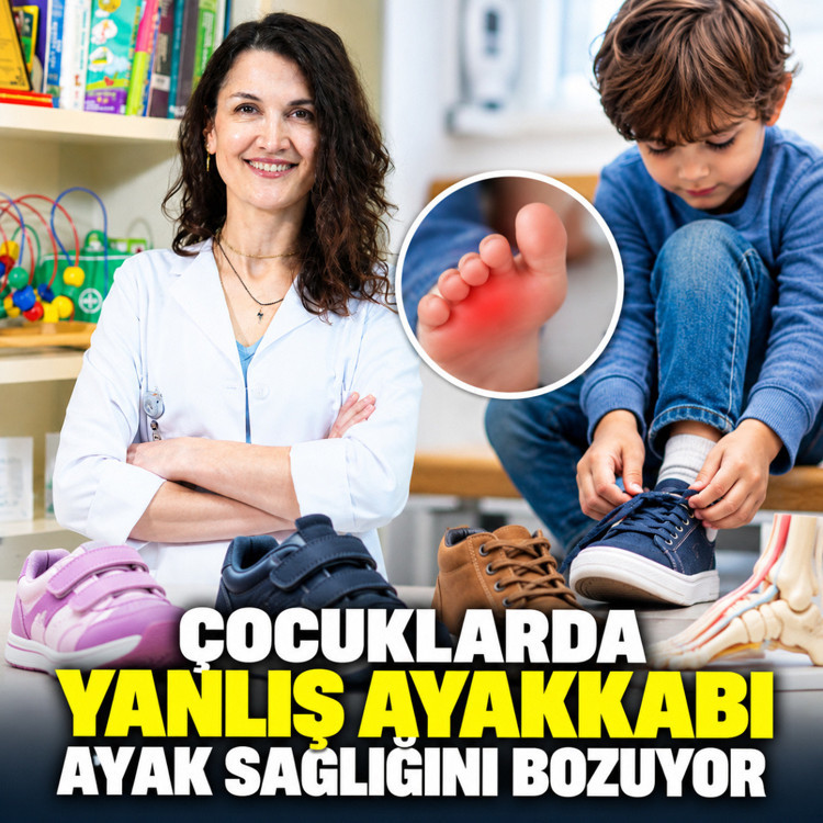 Çocuklarda yanlış ayakkabı ayak sağlığını bozuyor