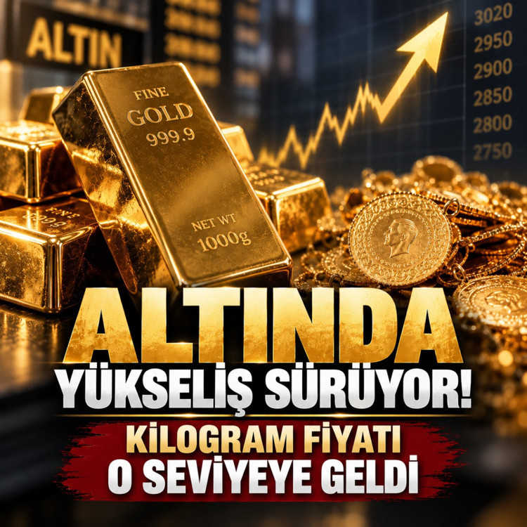 Altının kilogram fiyatı 6 milyon 847 bin liraya yükseldi