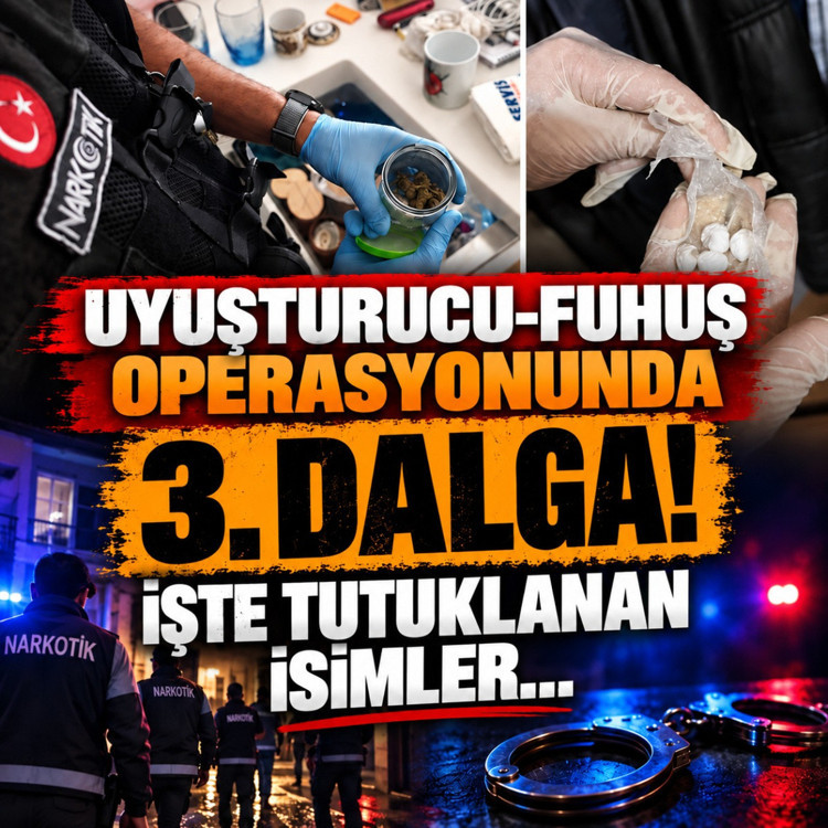 Ankara’da 3. dalga uyuşturucu-fuhuş operasyonunda 17 tutuklama