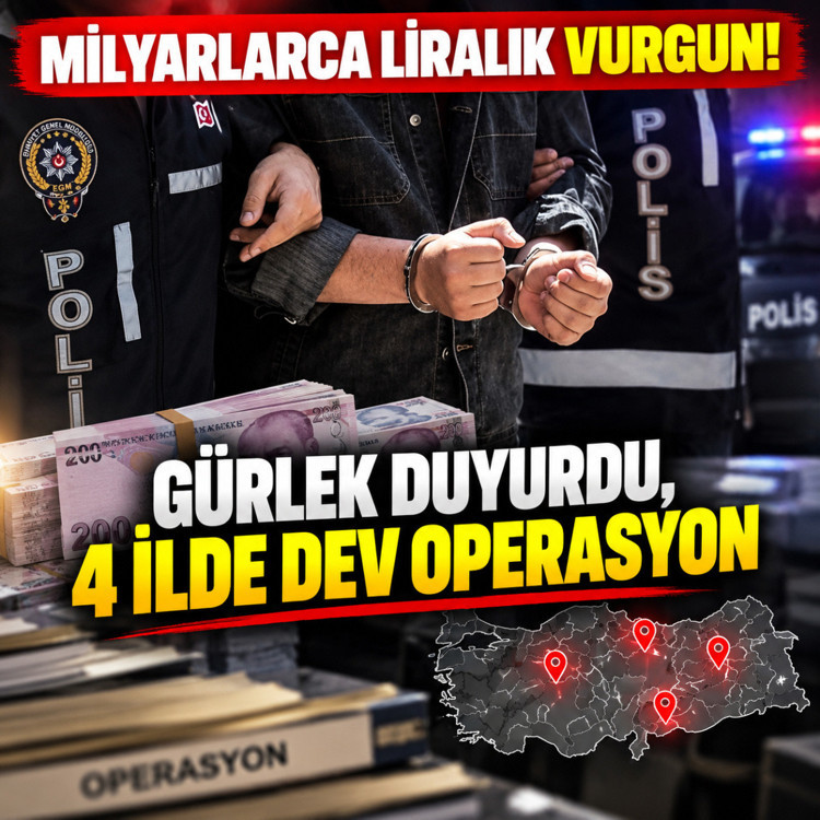 Bakan Gürlek 'Müsaade etmeyeceğiz' dedi duyurdu! 4 ilde milyarlarca liralık büyük vurgun!