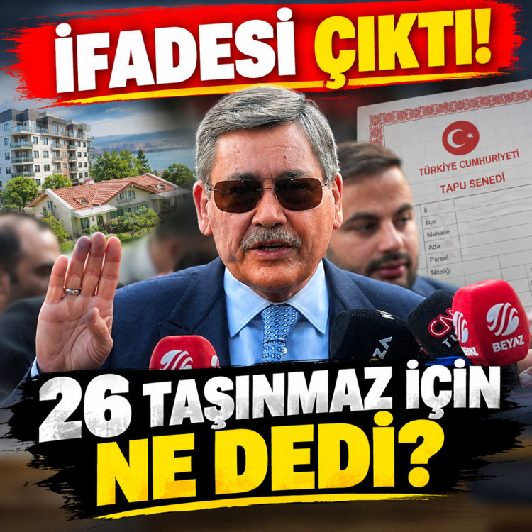 Melih Gökçek'in ifadesi çıktı! 26 taşınmaz için ne dedi? Oğlu Ahmet Gökçek detayına dikkat