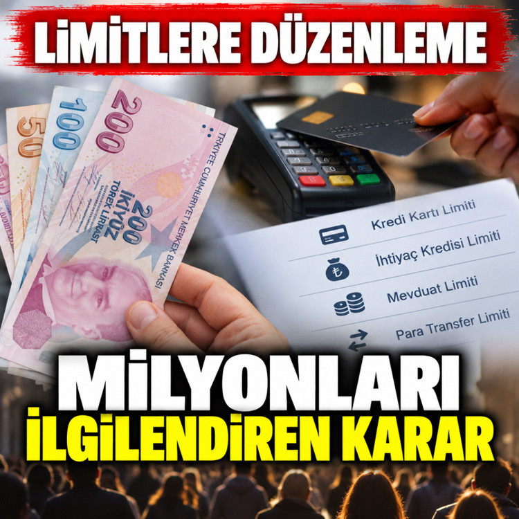 Milyonları ilgilendiren yeni dönem! Kredi kartı limitlerine düzenleme