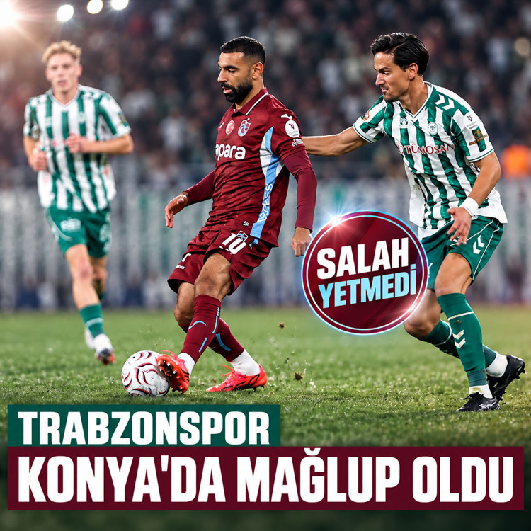 Trabzonspor deplasmanda Konyaspor'a mağlup oldu