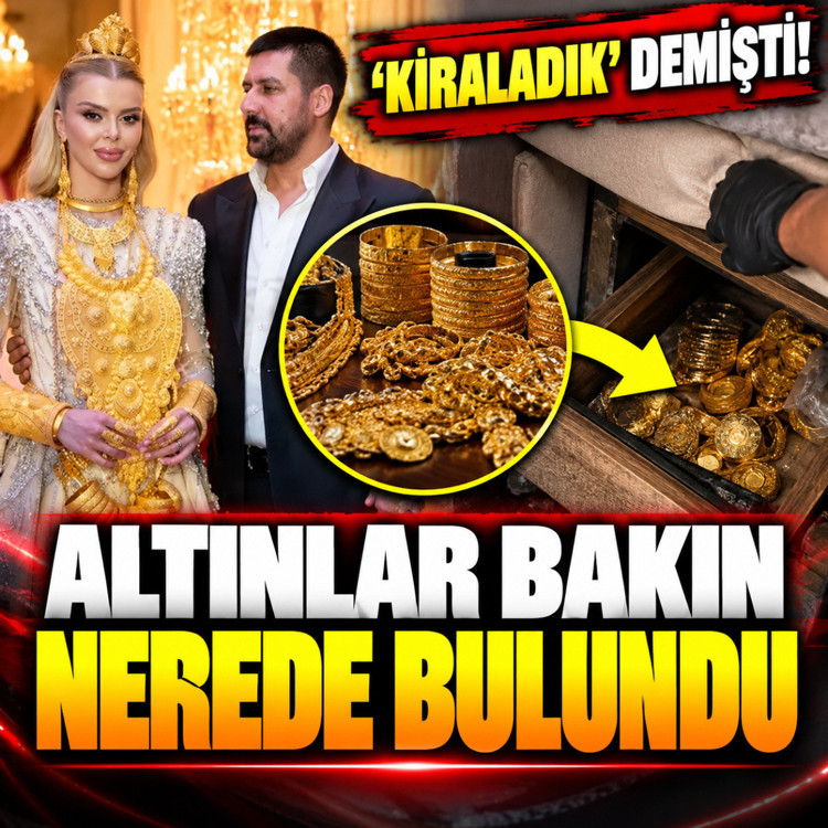 'Kiraladık' demişti! Vanlı Kara Haydar ve Çağla Öz'ün düğünündeki altınlar bakın nerede bulundu