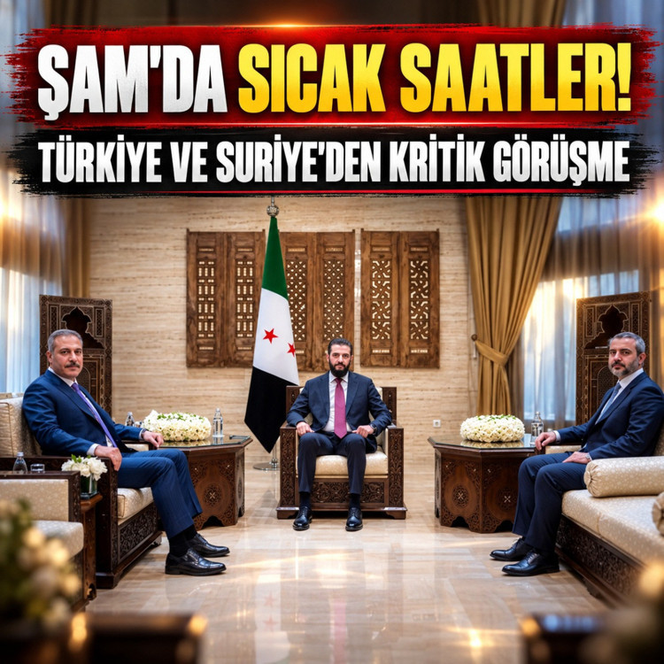 Hakan Fidan, Şam’da Ahmed Şara ile görüştü