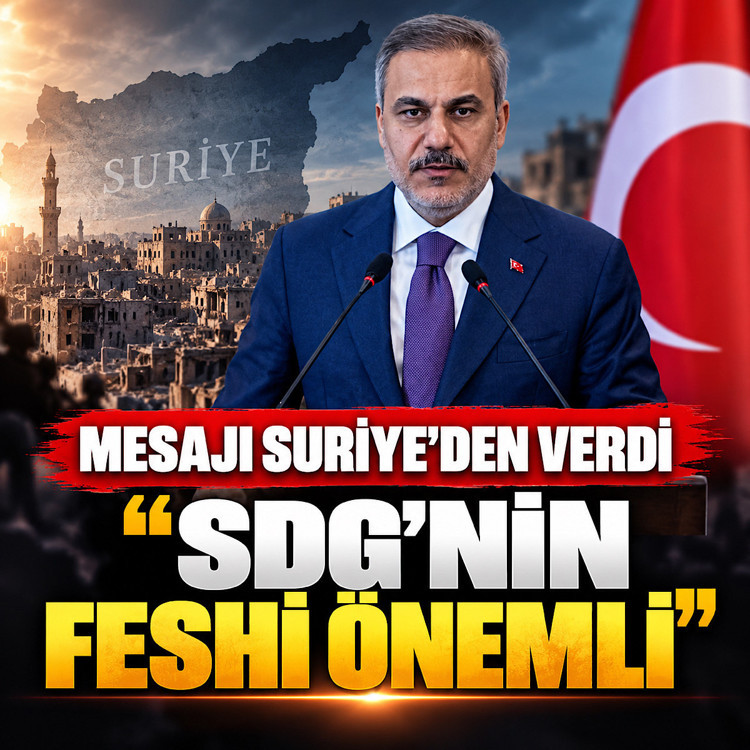 Bakan Fidan Suriye'den duyurdu: "SDG'nin feshi önemli"