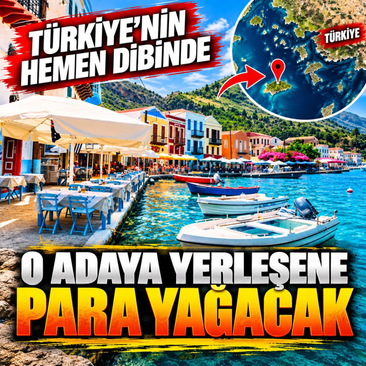 Türkiye'nin hemen dibinde! O adaya yerleşene para yağacak