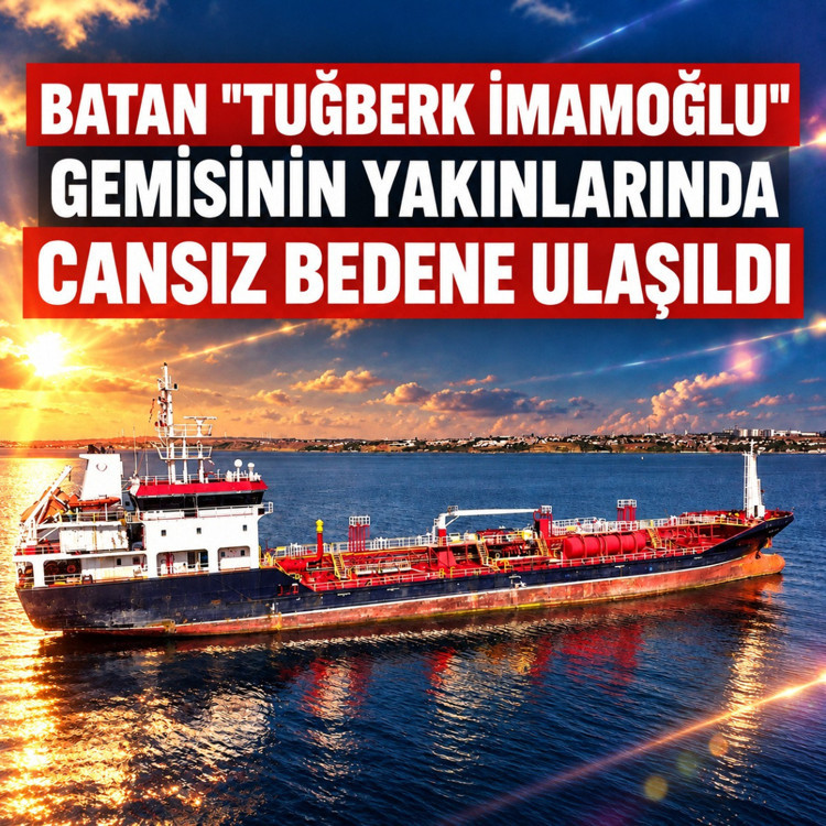Batan "Tuğberk İmamoğlu" gemisinin yakınlarında cansız bedene ulaşıldı