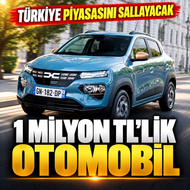 1 milyon TL’lik otomobil dönemi başlıyor! Piyasayı sarsacak Dacia Türkiye'ye geliyor
