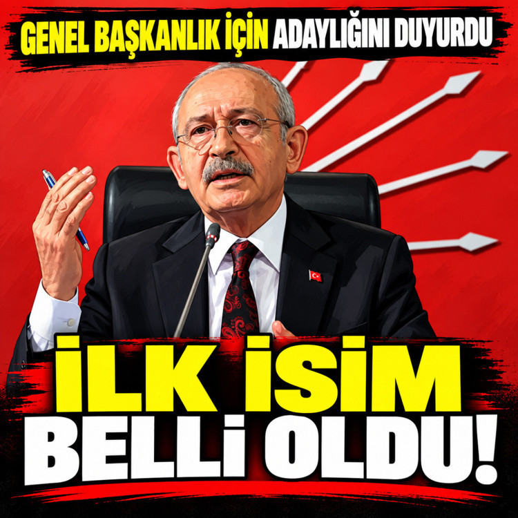CHP Genel Başkanlığı için adaylığını açıklayan ilk isim belli oldu