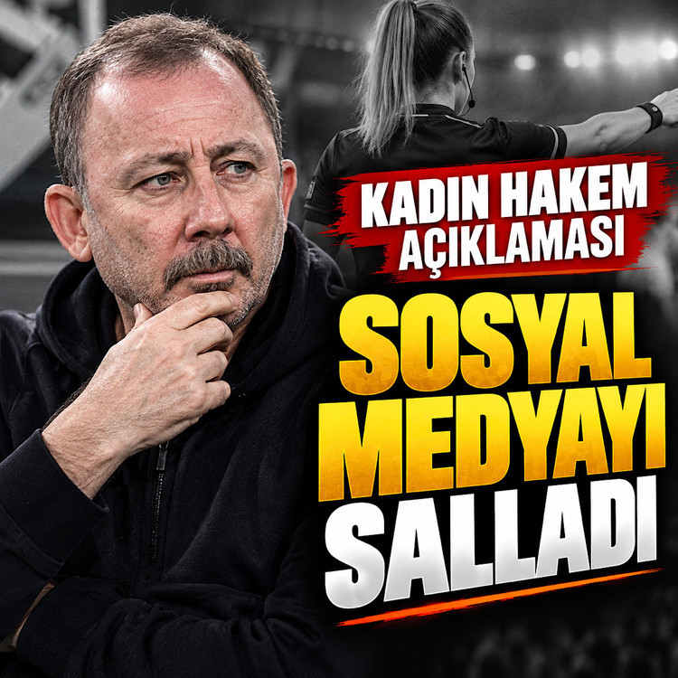 Sergen Yalçın’ın kadın hakem açıklaması sosyal medyayı salladı